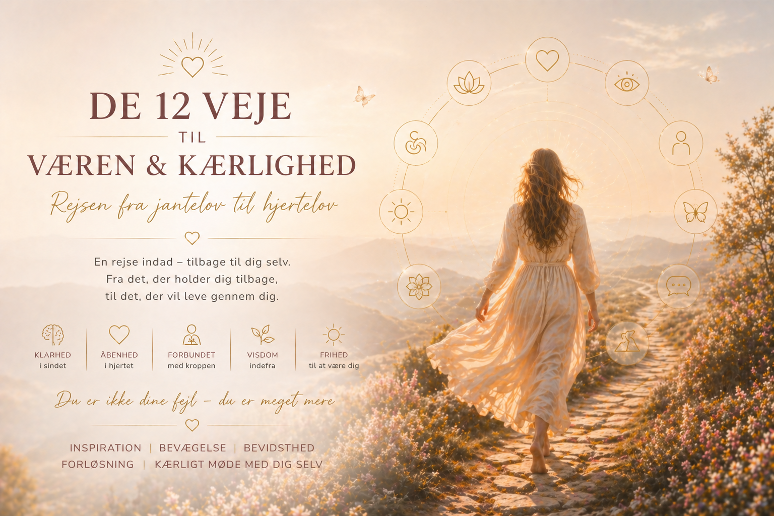 de 12 veje til væren og kærlighed foredrag